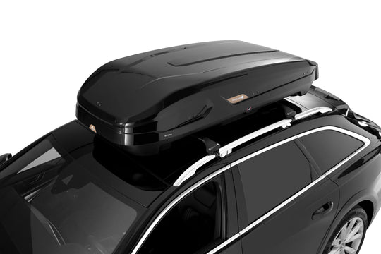 Modula FALCON תא חפצים לגג שחור מבריק 550 ליטר עם פתיחה דו-צדדית