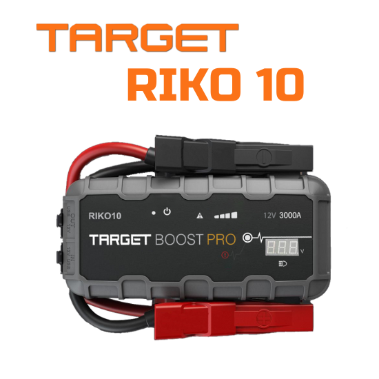 בוסטר התנעה לרכב בנזין ודיזל ריקו 10 3000A