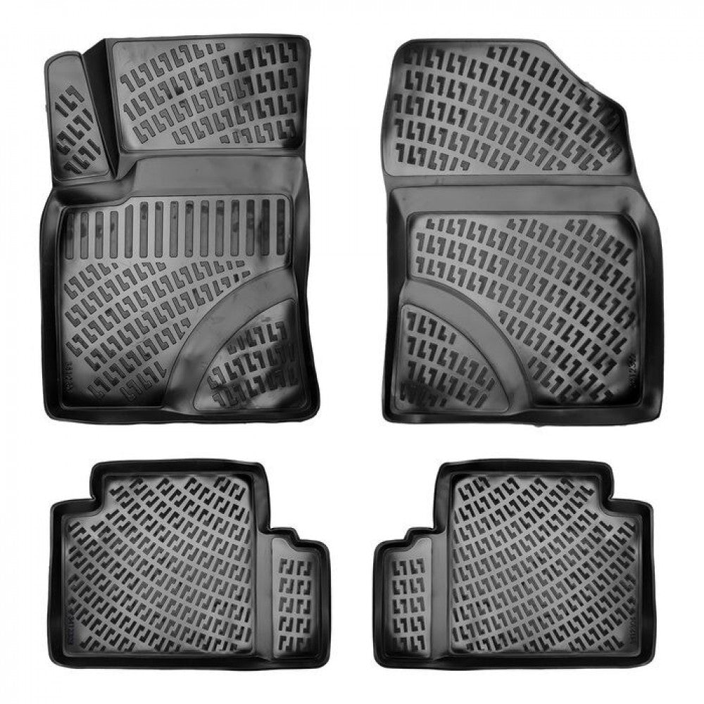 סט שטיחים 3D תואם מקור לרכב טויוטה אוונסיס 2009-2018