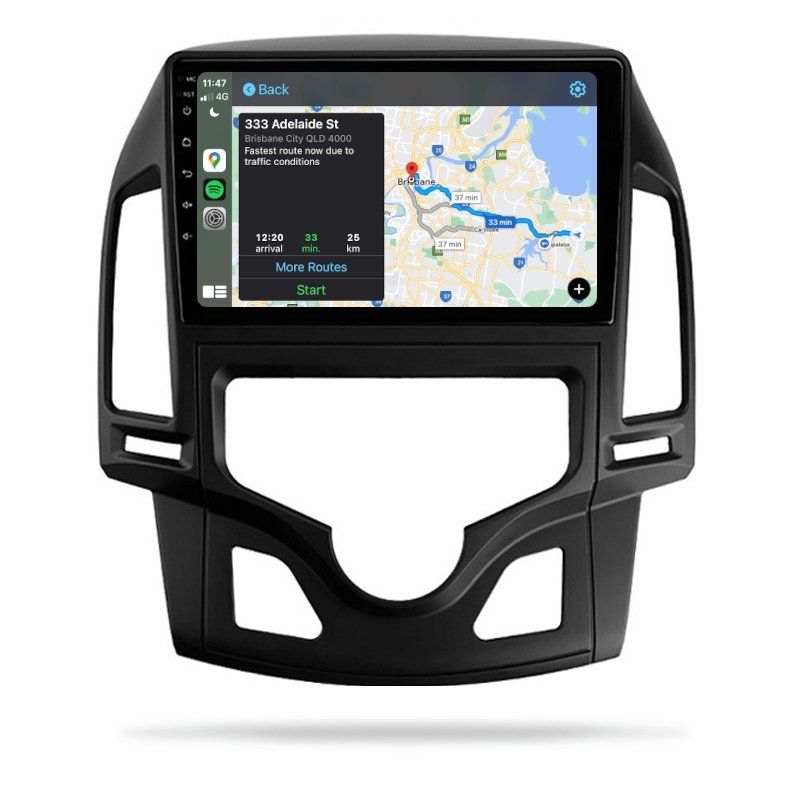 מערכת מולטימדיה ליונדאי i30 2008-2011 מזגן עיגולים