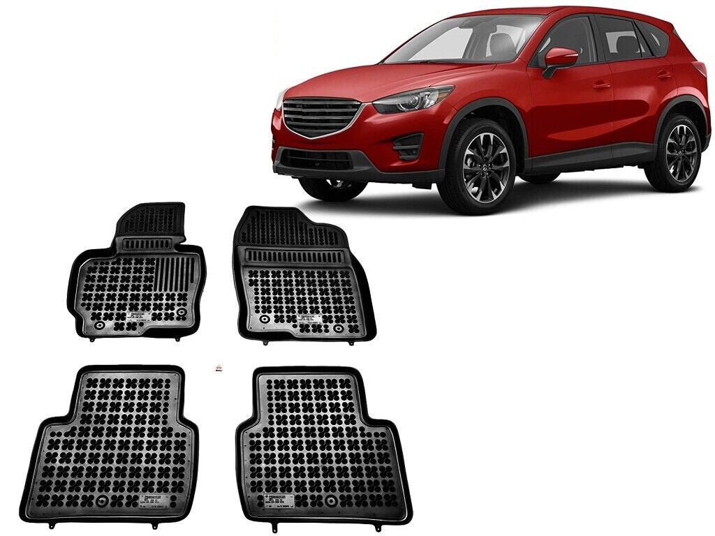 סט שטיחים 3D תואם מקור לרכב מאזדה cx5 2012-2017