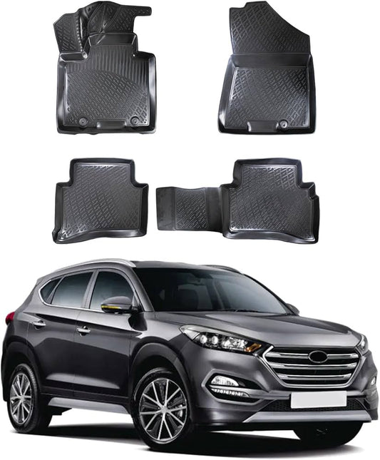 סט שטיחים 3D תואם מקור לרכב יונדאי טוסון 2015-2020