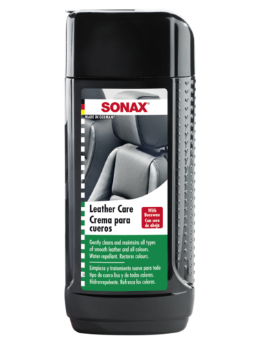 מנקה ומגן למושבי עור לרכב SONAX 250ml